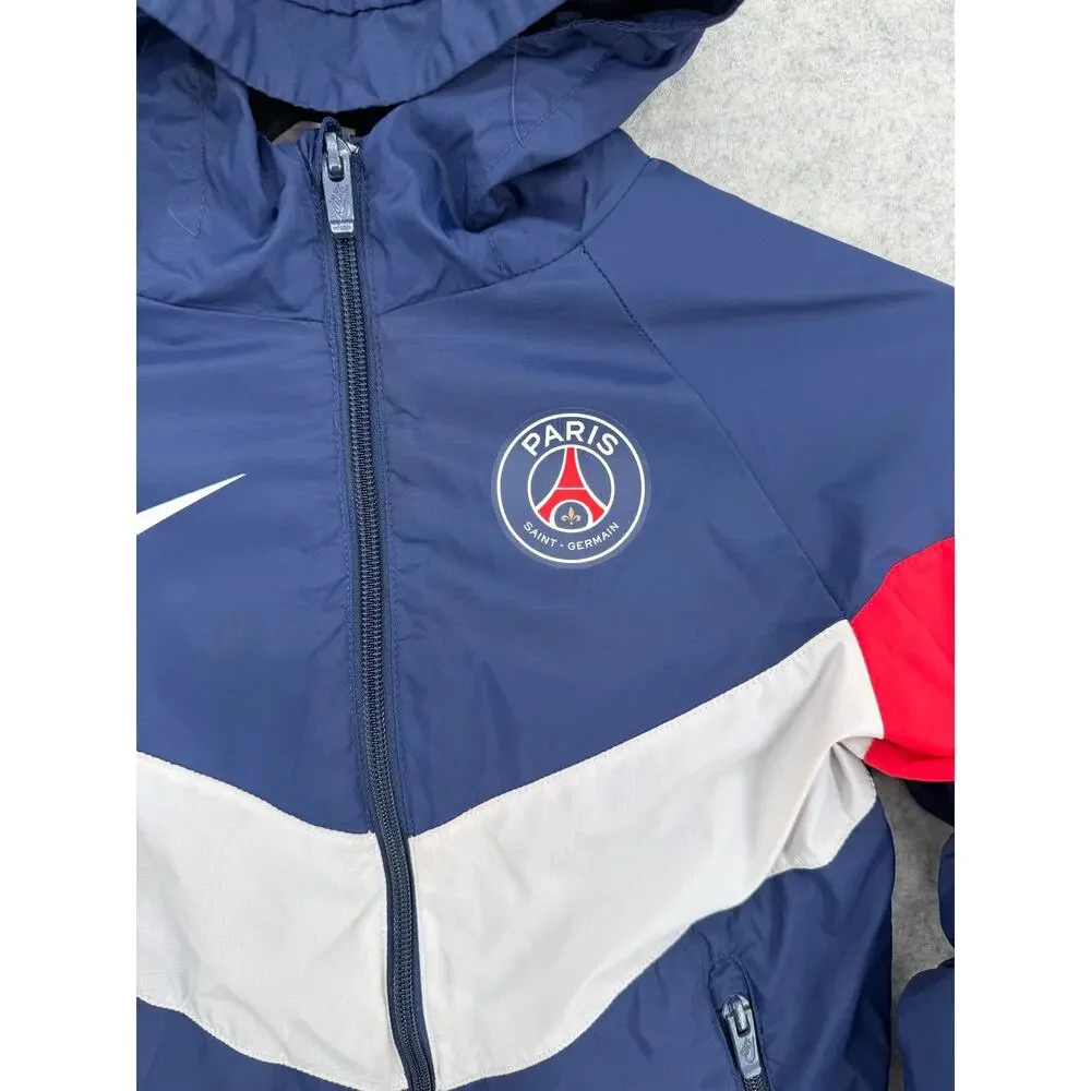 Nike Youth Blue Paris Saint-Germain Anthem Full-Zip Jacket Size Small